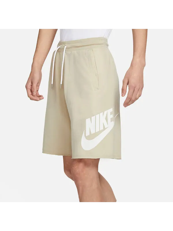 Шорты хлопковые шорты Nike — изображение 2 из 4, бежевый/мульти