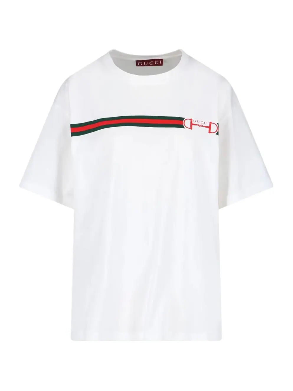 Футболка Gucci Cotton Jersey With Print — изображение 4 из 8, белый