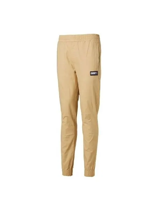 Брюки track pants 'beige' Puma — изображение 1 из 4, бежевый