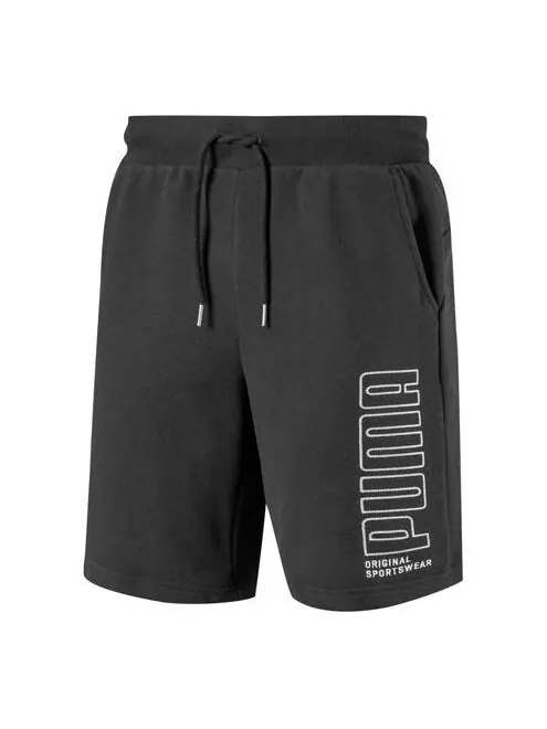 Шорты athletics shorts 'black' Puma — изображение 1 из 2, черный