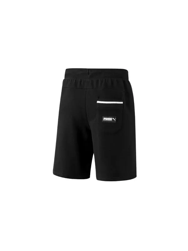 Шорты athletics shorts 'black' Puma — изображение 2 из 2, черный