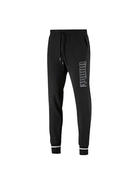 Брюки athletics power joggers pants 'black' Puma — изображение 1 из 2, черный