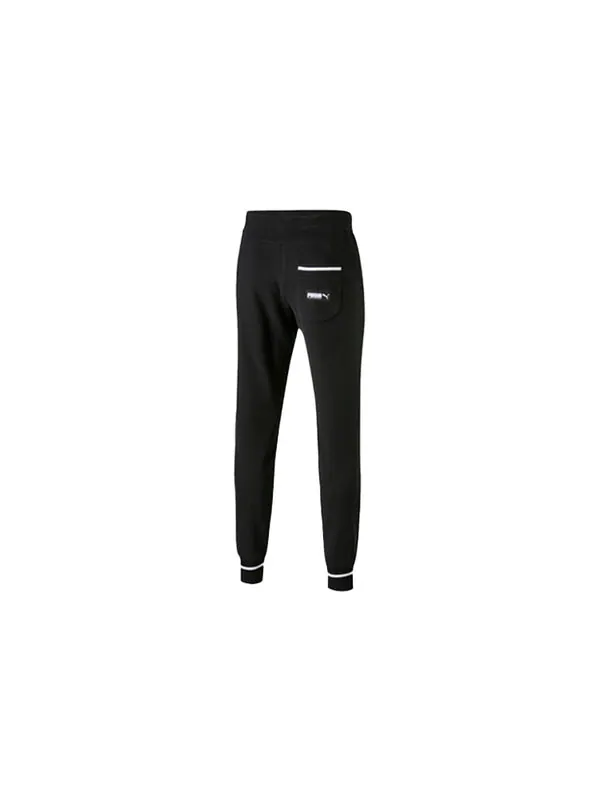 Брюки athletics power joggers pants 'black' Puma — изображение 2 из 2, черный