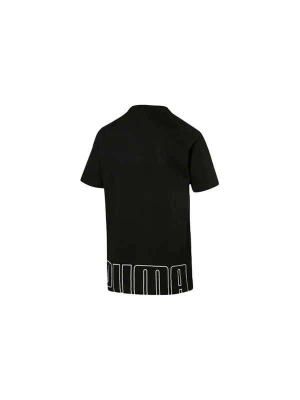 Футболка modern t-shirt 'black' Puma — изображение 2 из 3, черный
