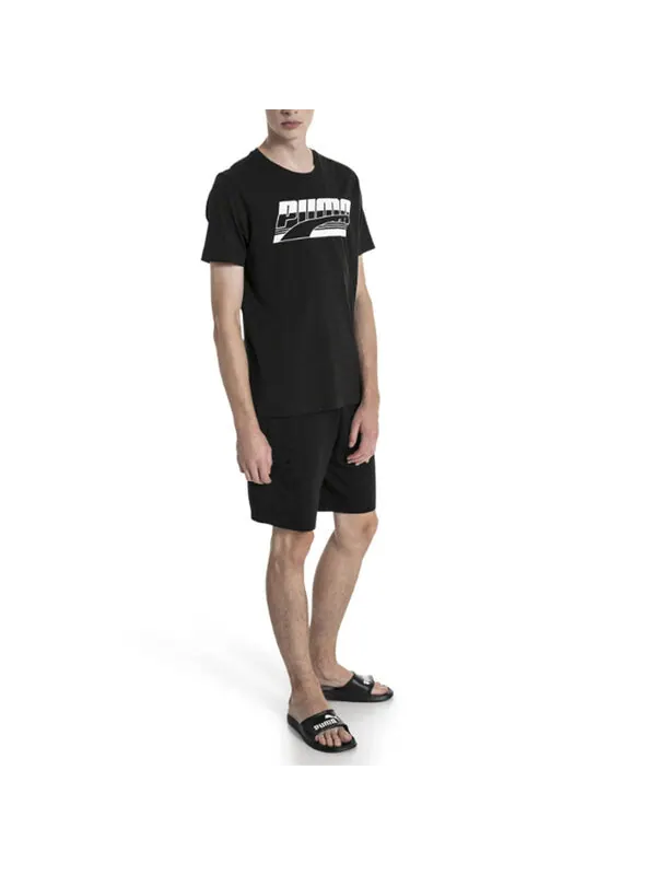 Шорты rebel shorts 'black' Puma — изображение 3 из 3, черный