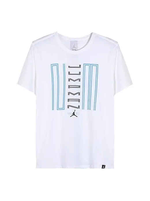 Футболка спортивная с коротким рукавом Air Jordan — изображение 1 из 4, белый