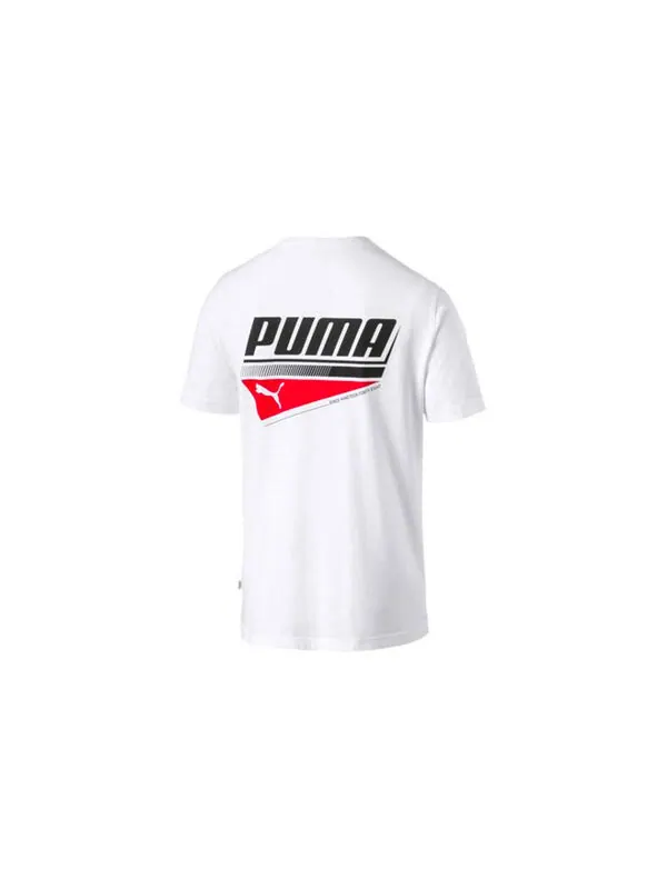 Футболка pocket t-shirt 'white' Puma — изображение 2 из 4, белый