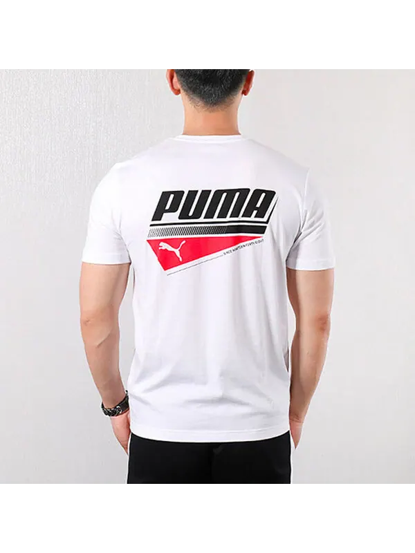 Футболка pocket t-shirt 'white' Puma — изображение 4 из 4, белый