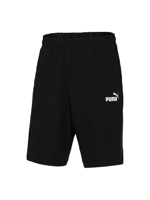 Шорты solid casual shorts 'black' Puma — изображение 1 из 4, черный
