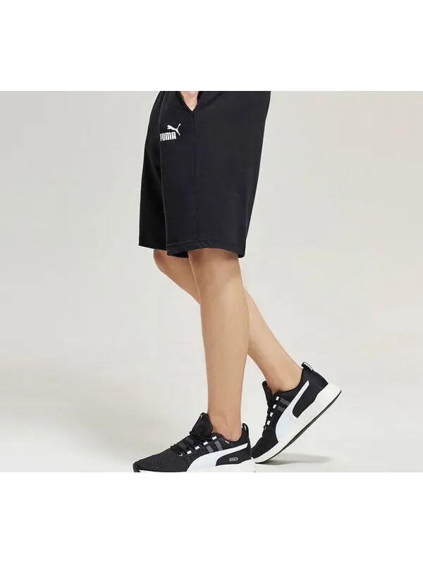 Шорты solid casual shorts 'black' Puma — изображение 3 из 4, черный