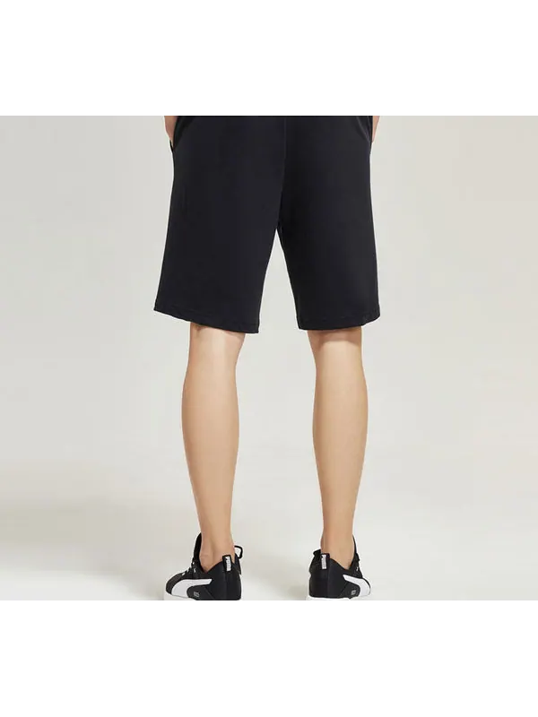Шорты solid casual shorts 'black' Puma — изображение 4 из 4, черный
