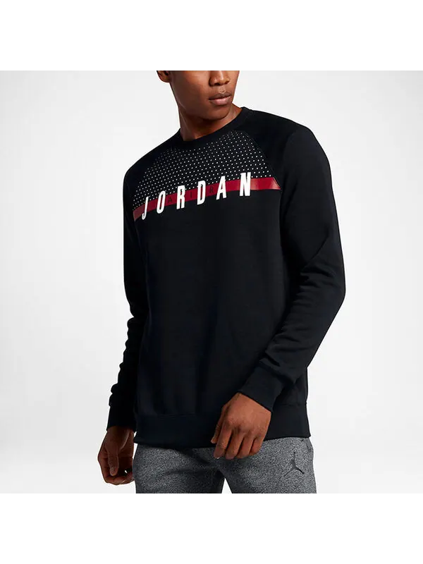 Футболка с графическим принтом, длинная футболка Air Jordan — изображение 2 из 4, черный