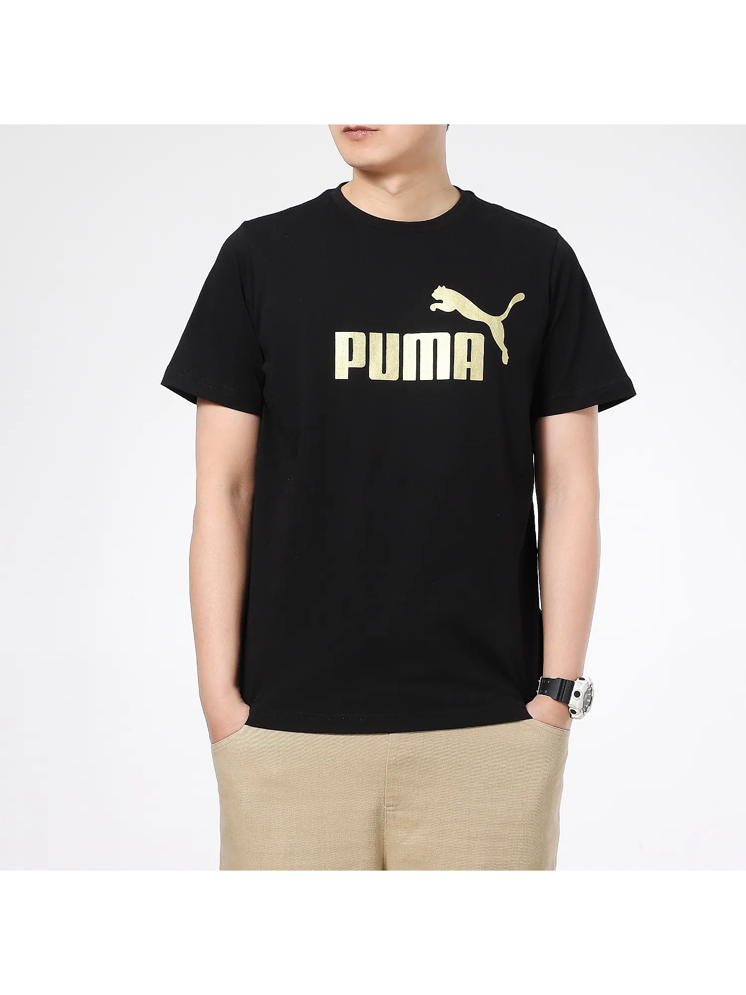 Футболка Puma Set In Sleeve Men's — изображение 4 из 6, черный