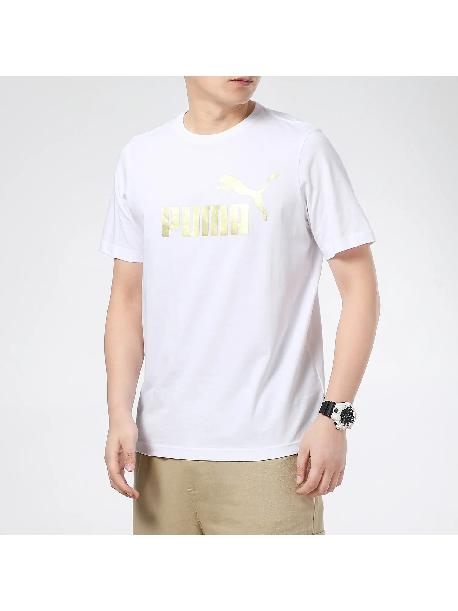 Футболка Puma Set-in Sleeve Men's — изображение 5 из 8, белый