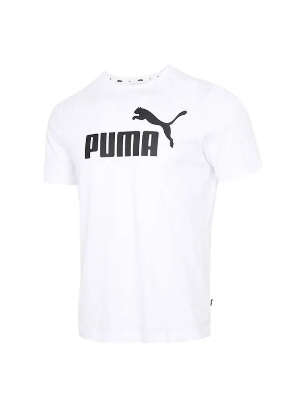 Футболка polyester t-shirt 'white' Puma — изображение 1 из 2, белый