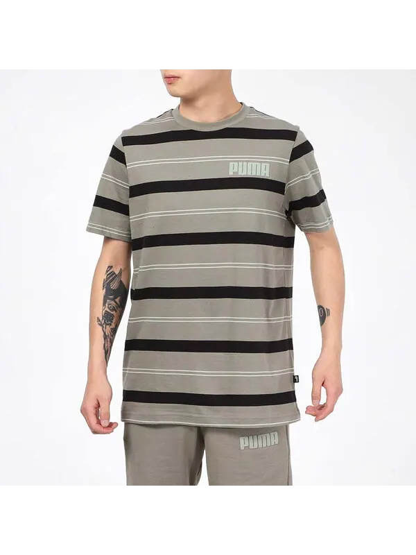 Футболка modern t-shirt 'green' Puma — изображение 3 из 4, зеленый