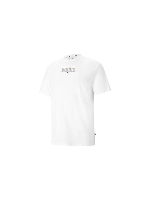 Футболка rebel t-shirt 'white' Puma — изображение 2 из 2, белый