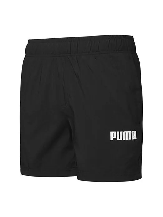 Шорты essentials woven shorts 'black' Puma — изображение 1 из 3, черный