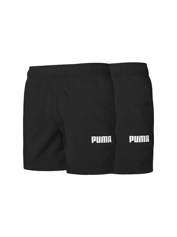 Шорты essentials woven shorts 'black' Puma — изображение 3 из 3, черный