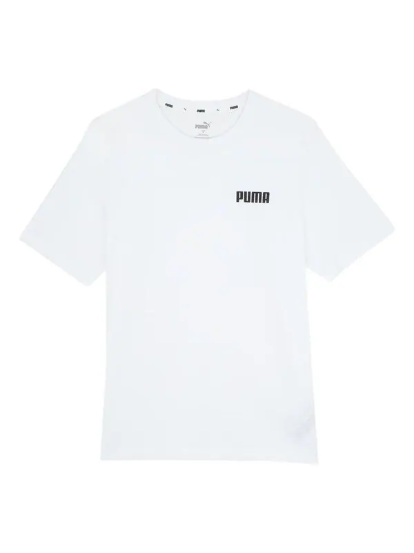 Футболка essentials small logo t-shirt 'white' Puma — изображение 1 из 3, белый