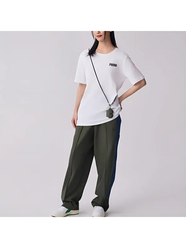 Футболка essentials small logo t-shirt 'white' Puma — изображение 2 из 3, белый