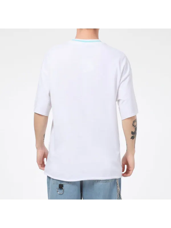 Футболка logo loose sports round neck short sleeve white Puma — изображение 4 из 4, белый