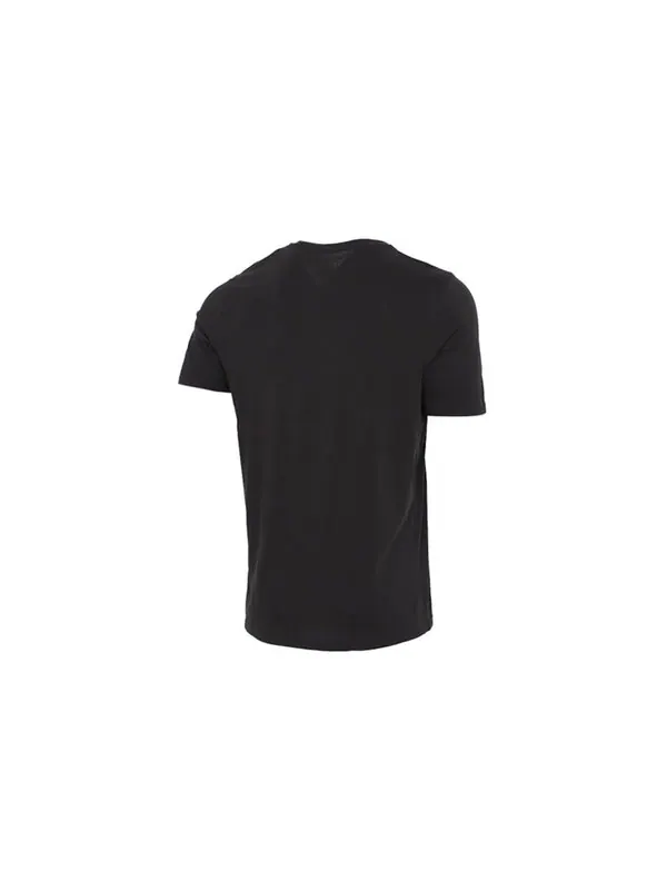 Футболка graphic print regular fit t-shirt 'black' Puma — изображение 2 из 4, черный