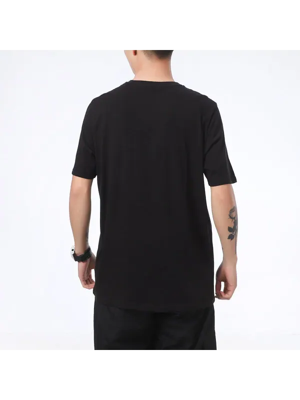 Футболка graphic print regular fit t-shirt 'black' Puma — изображение 4 из 4, черный
