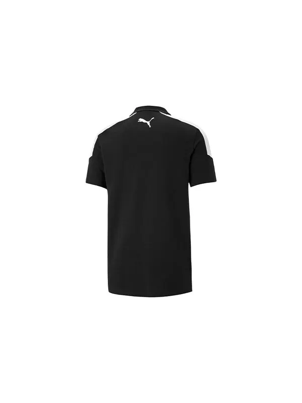 Рубашка поло modern sports logo polo t-shirt 'black' Puma — изображение 2 из 3, черный