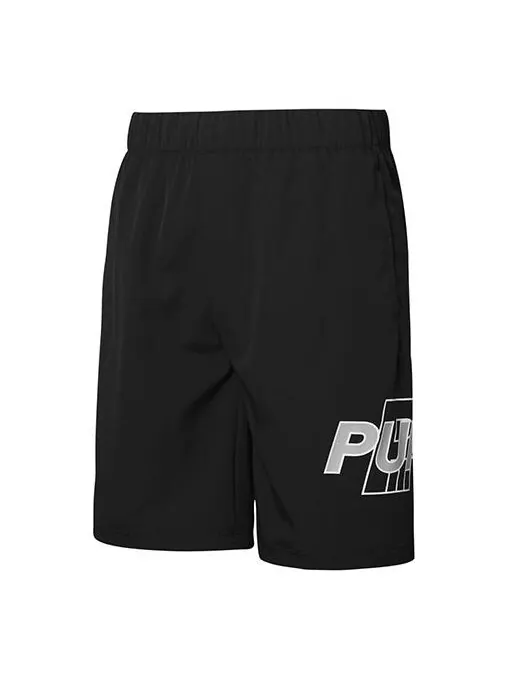 Шорты modern sports logo 'black' Puma — изображение 1 из 2, черный