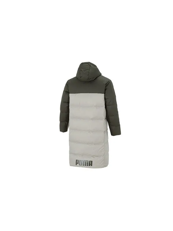Куртка puffer coat jacket 'green' Puma — изображение 2 из 4, зеленый