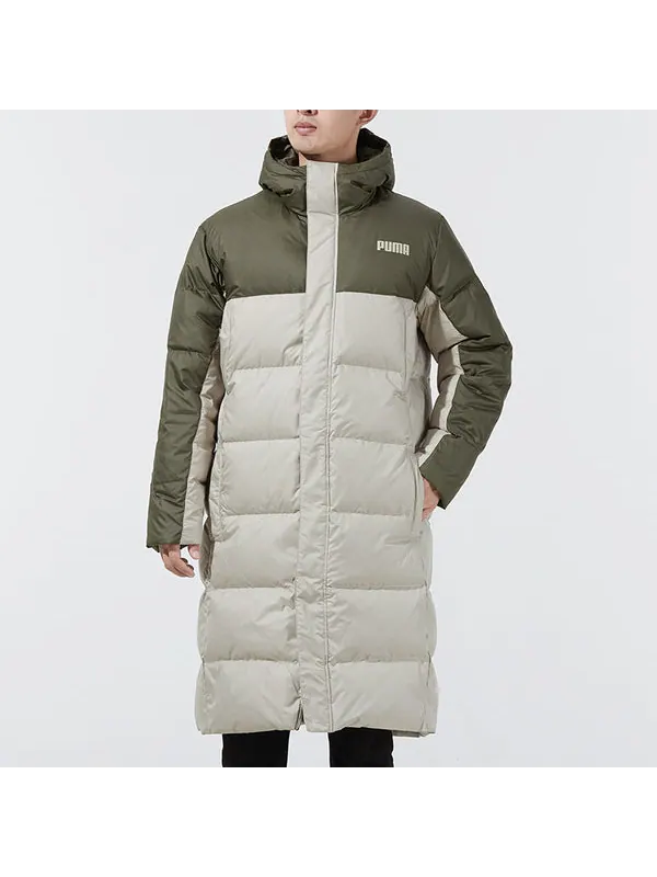 Куртка puffer coat jacket 'green' Puma — изображение 3 из 4, зеленый