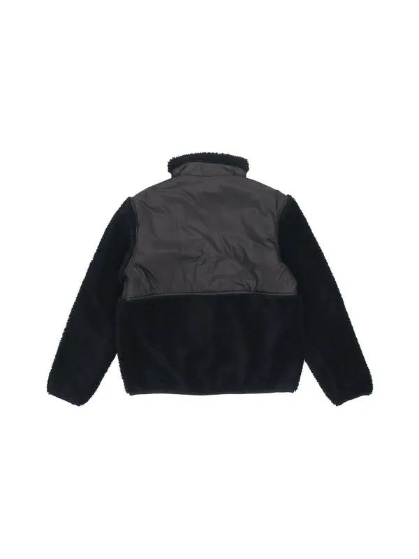 Куртка sherpa contrasting colors sports lamb's wool stand collar logo jacket black Puma — изображение 2 из 3, черный
