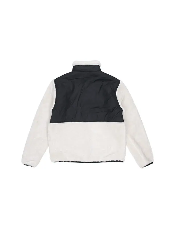 Куртка sherpa contrasting colors sports lamb's wool stand collar logo jacket white Puma — изображение 2 из 3, белый