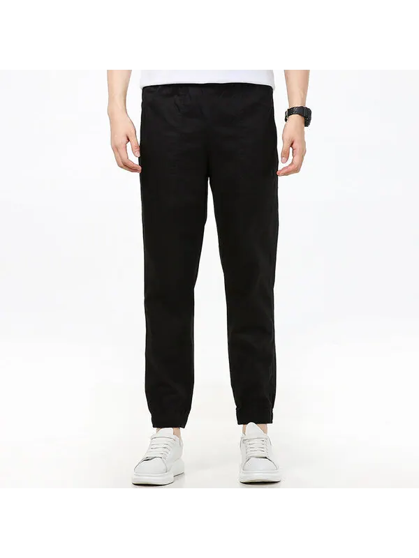Брюки modern basics chino pants 'black' Puma — изображение 3 из 4, черный