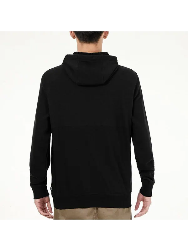 Толстовка solid color sports knit drawstring black Puma — изображение 4 из 4, черный
