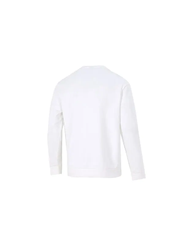 Толстовка training sports breathable round neck pullover white Puma — изображение 2 из 4, белый