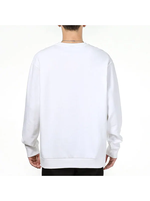 Толстовка training sports breathable round neck pullover white Puma — изображение 4 из 4, белый