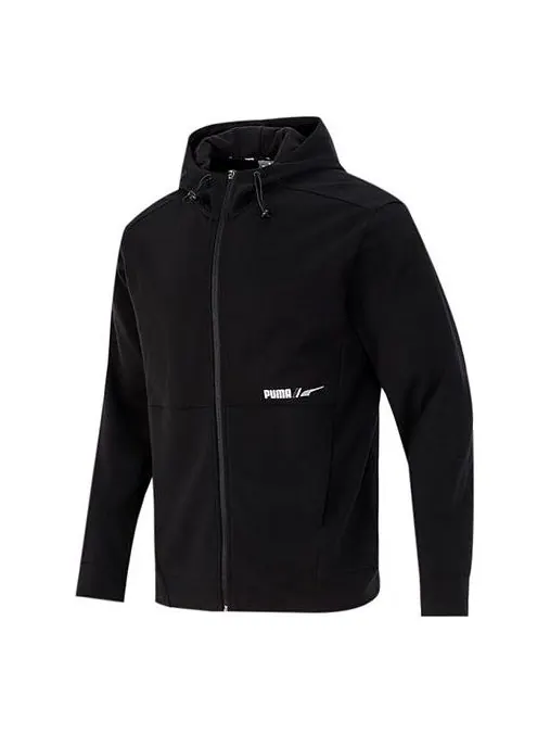 Куртка full sleeve solid jacket 'black' Puma — изображение 1 из 4, черный