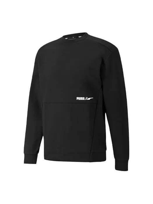 Свитер winterized crew logo 'black' Puma