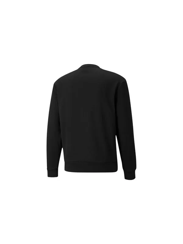 Свитер winterized crew logo 'black' Puma — изображение 2 из 4, черный
