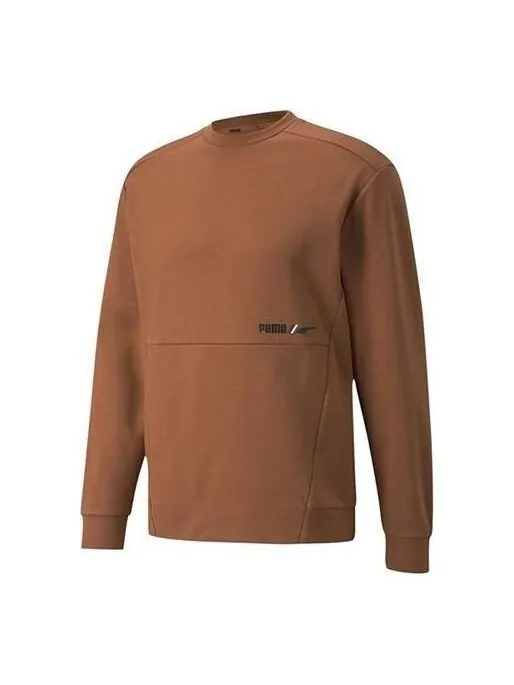 Свитер winterized crew logo 'tan' Puma