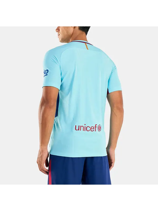 Спортивная футболка fc barcelona 17/18 authentic away jersey 'blue' Nike — изображение 4 из 4, бежевый