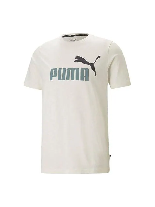 Футболка cotton t-shirt 'white' Puma — изображение 1 из 1, белый