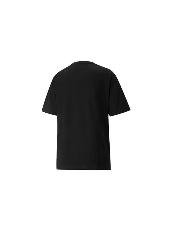 Футболка power logo printing round necksport short sleeve black Puma — изображение 2 из 2, черный