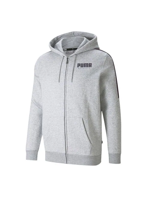 Куртка cyber full zip jacket 'grey' Puma — изображение 1 из 2, серый