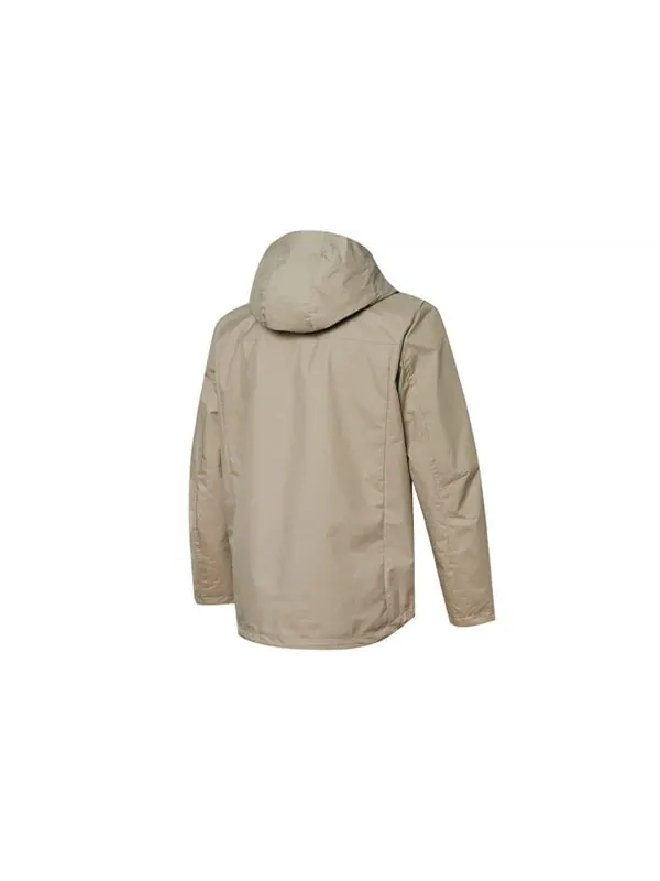 Куртка outdoor colorblock logo sports hooded jacket gray Puma — изображение 2 из 2, серый