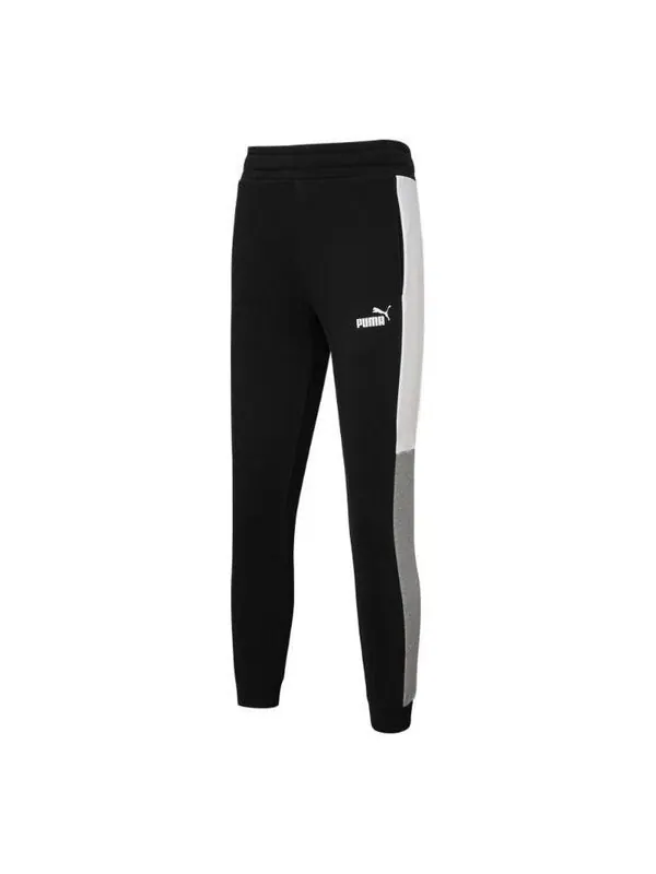 Брюки fusion hoodie dark denim pants 'black' Puma — изображение 1 из 2, черный