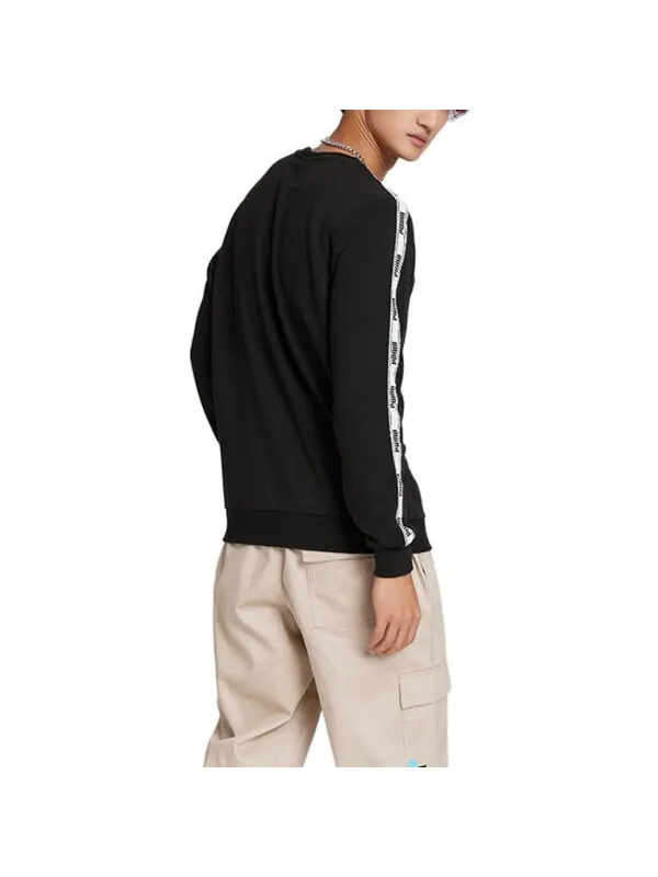 Свитер graphic sweater 'black' Puma — изображение 4 из 4, черный