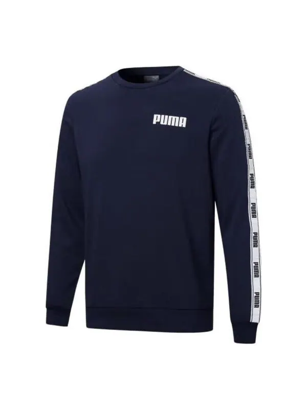 Свитер cotton sweater 'navy' Puma